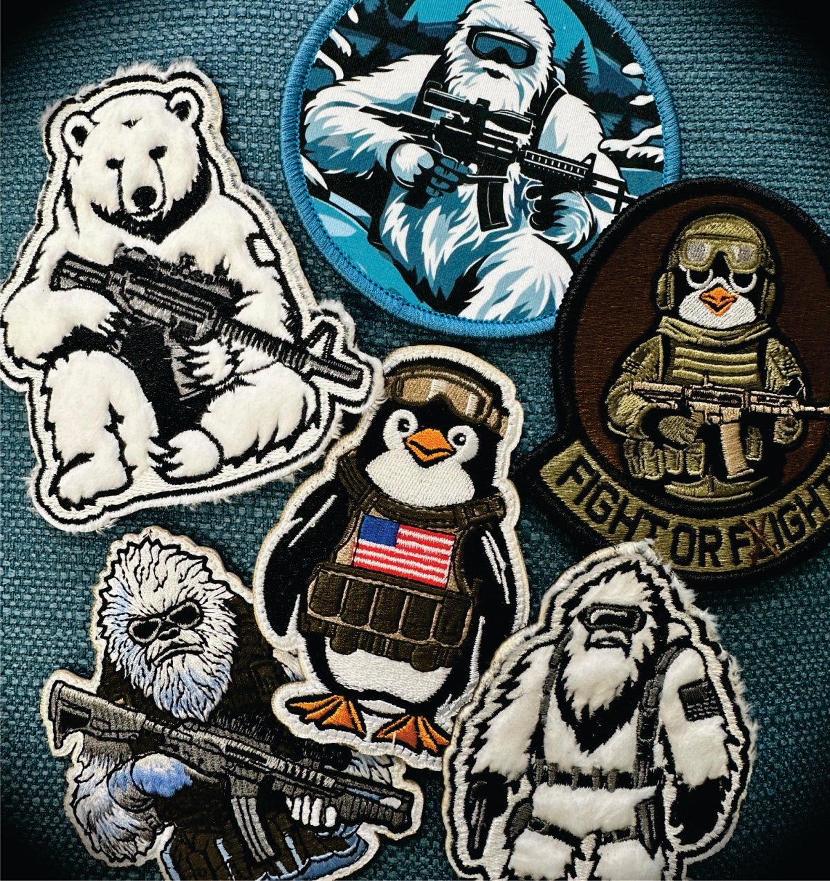 Winter Collection Patch Bundle Pack - Get all Six of our amazing Winter Collection designs! BONUS FREE STICKER SET