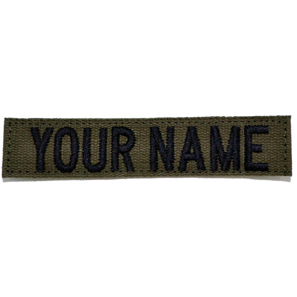 Tactical Gear Junkie Name Tapes Nylon/Cotton Webbing Custom Name Tape - Olive Drab