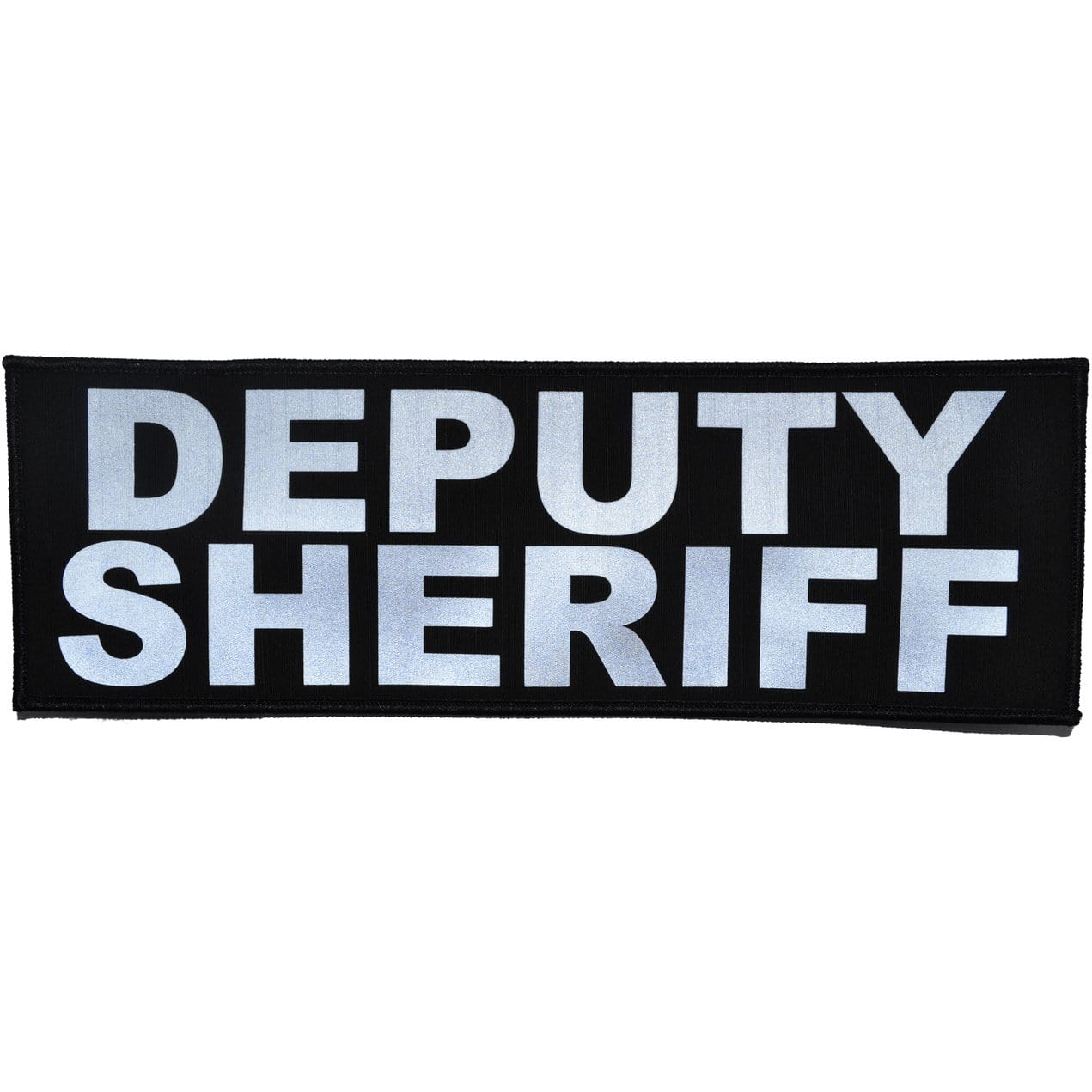Tactical Gear Junkie Patches Black Deputy Sheriff Reflective - 4x12 Patch