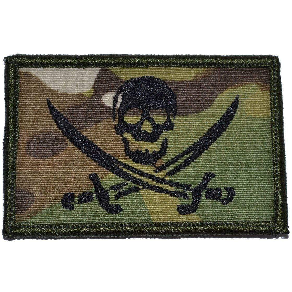 Tactical Gear Junkie Patches MultiCam Pirate Jolly Roger - 2x3 Patch