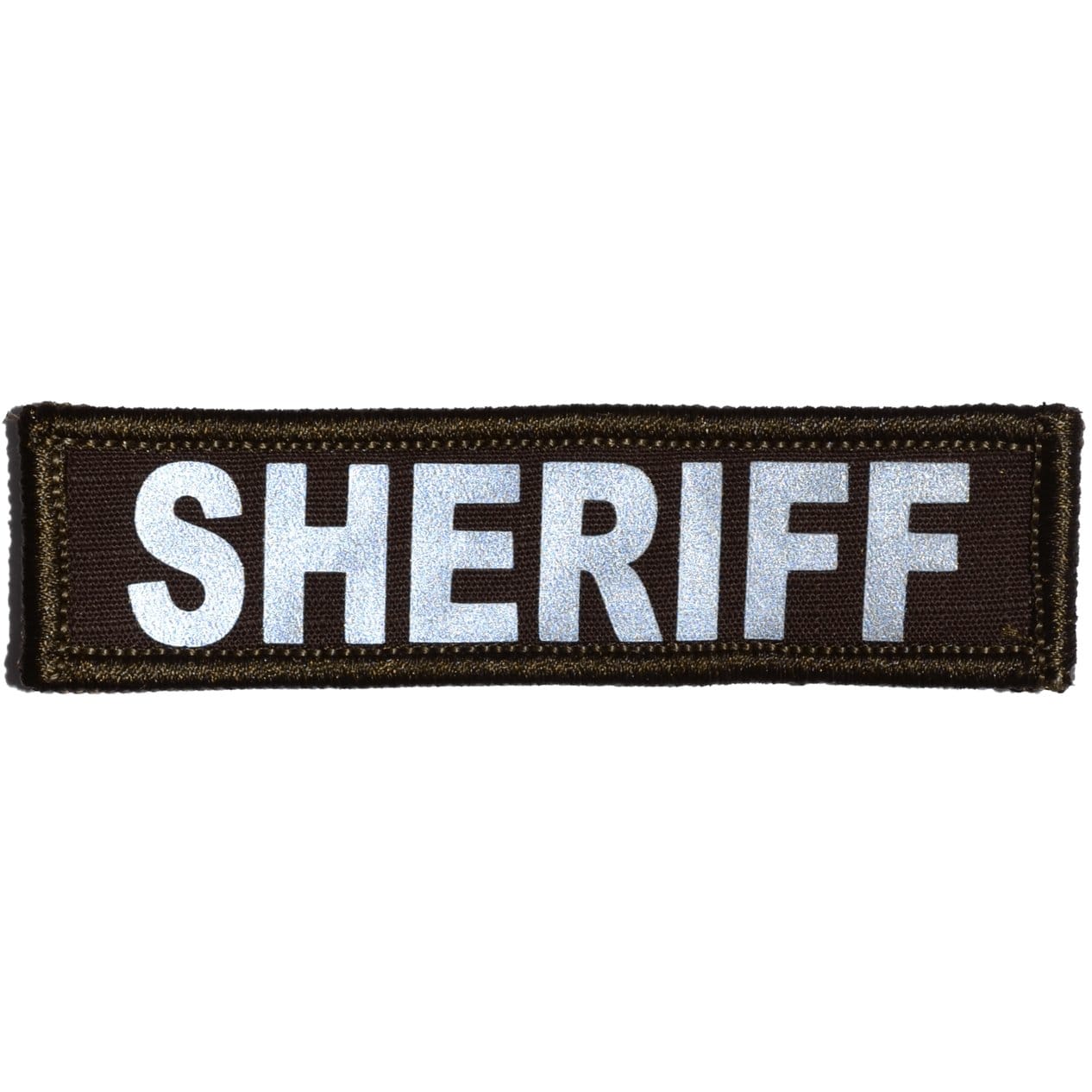 Tactical Gear Junkie Patches Sheriff's Brown Sheriff Reflective - 1x3.75 Patch