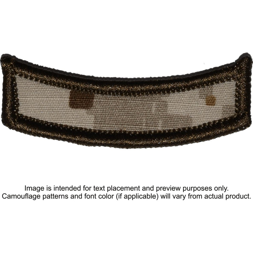 Custom Text Military Rocker Patch