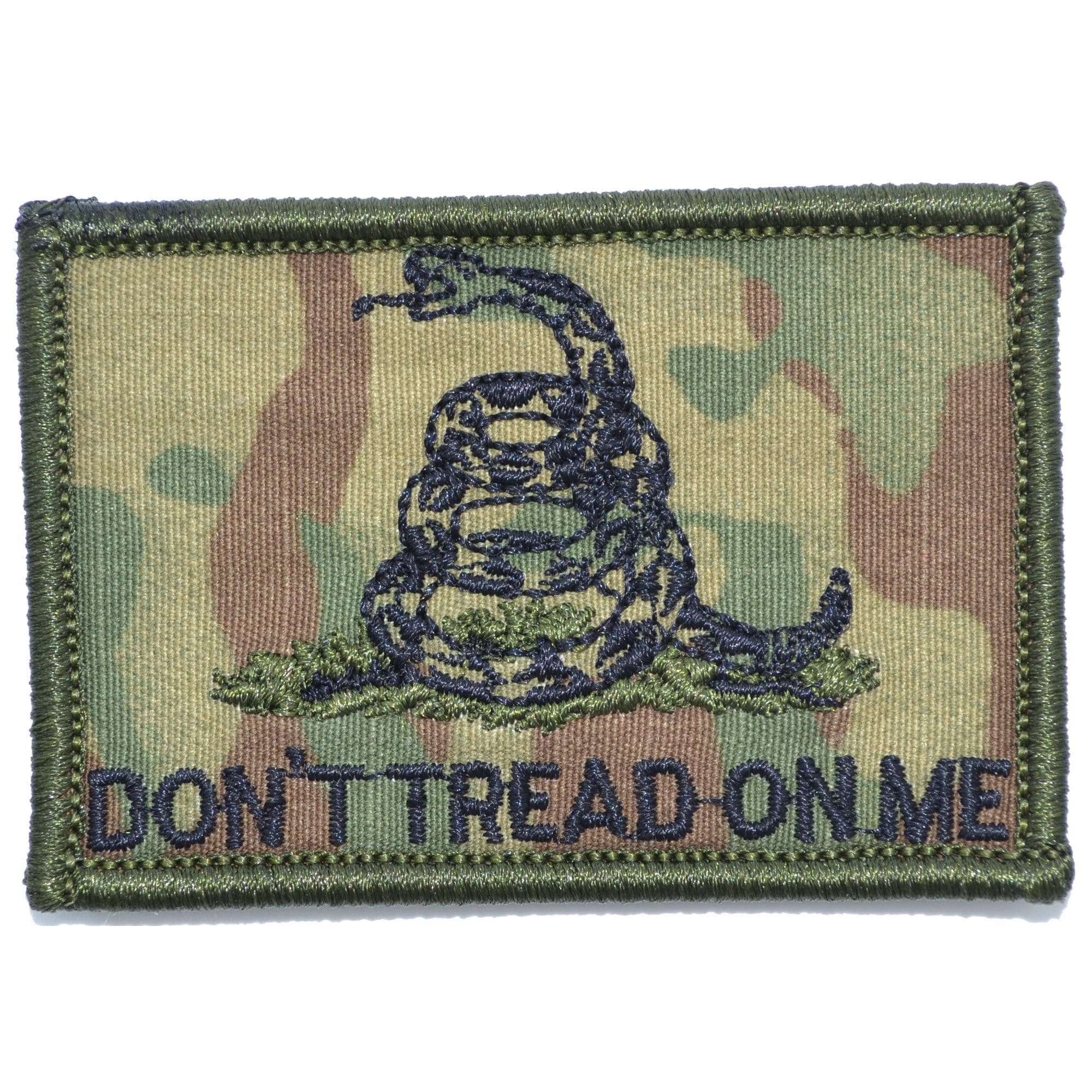 Tactical Gear Junkie Patches MultiCam Don't Tread on Me Gadsden Snake - 2x3 Patch
