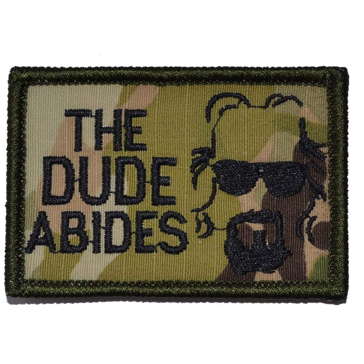 Tactical Gear Junkie Patches MultiCam The Dude Abides, The Big Lebowski - 2x3 Patch