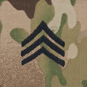 Tactical Gear Junkie Rank SGT Army Rank - SEW ON -  3-Color OCP