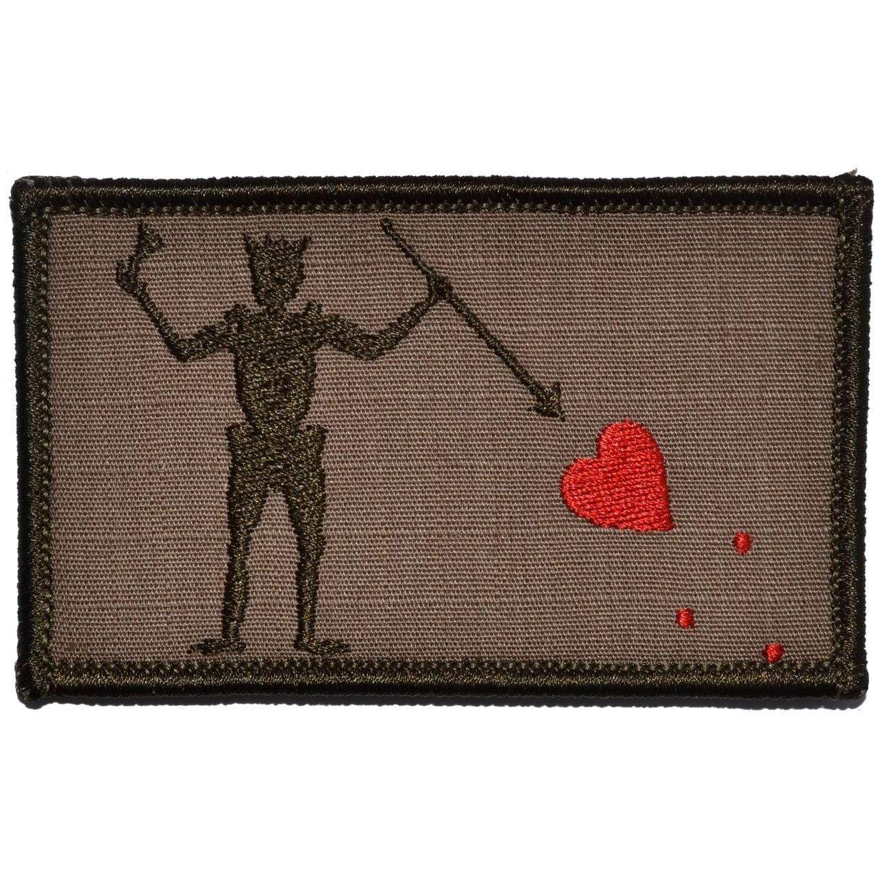 Tactical Gear Junkie Patches Coyote Brown Edward Teach Blackbeard Pirate Flag - 3.75x2.25 Patch