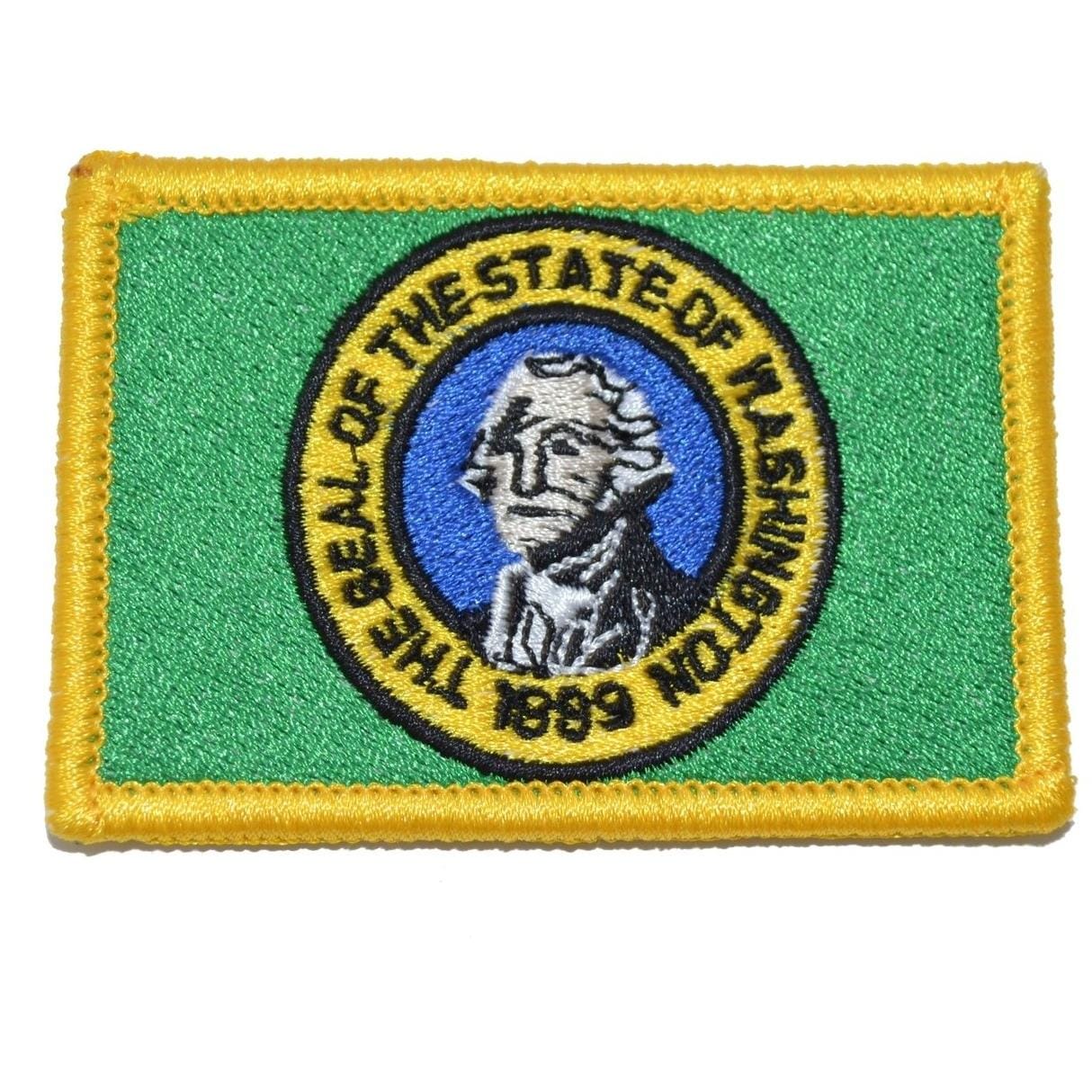 Tactical Gear Junkie Patches Full Color Washington State Flag - 2x3 Patch