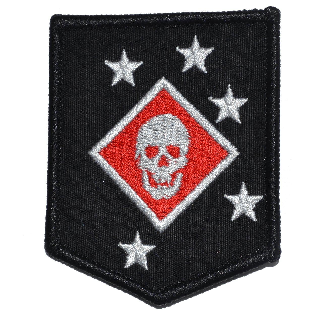 Tactical Gear Junkie Patches Black Marine Raider Battalion Thick Jaw Patch MarSOC - Shield Patch