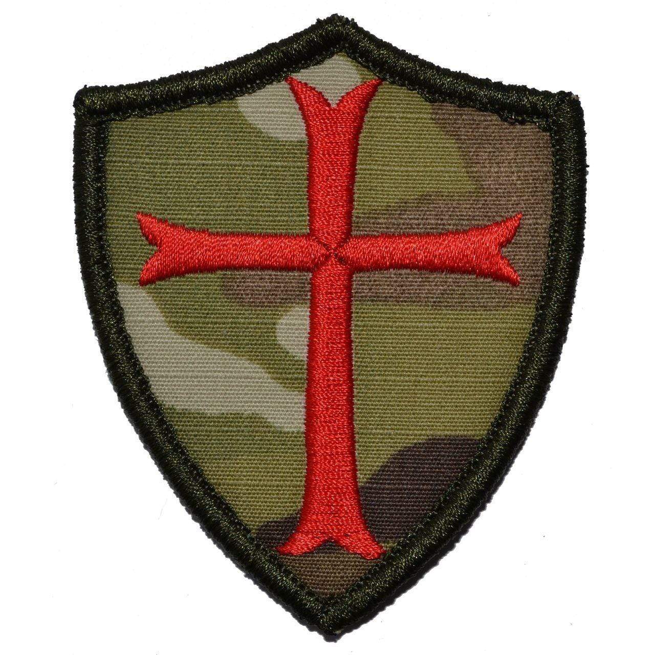 Tactical Gear Junkie Patches MultiCam Knights Templar - 2.5x3 Shield Patch