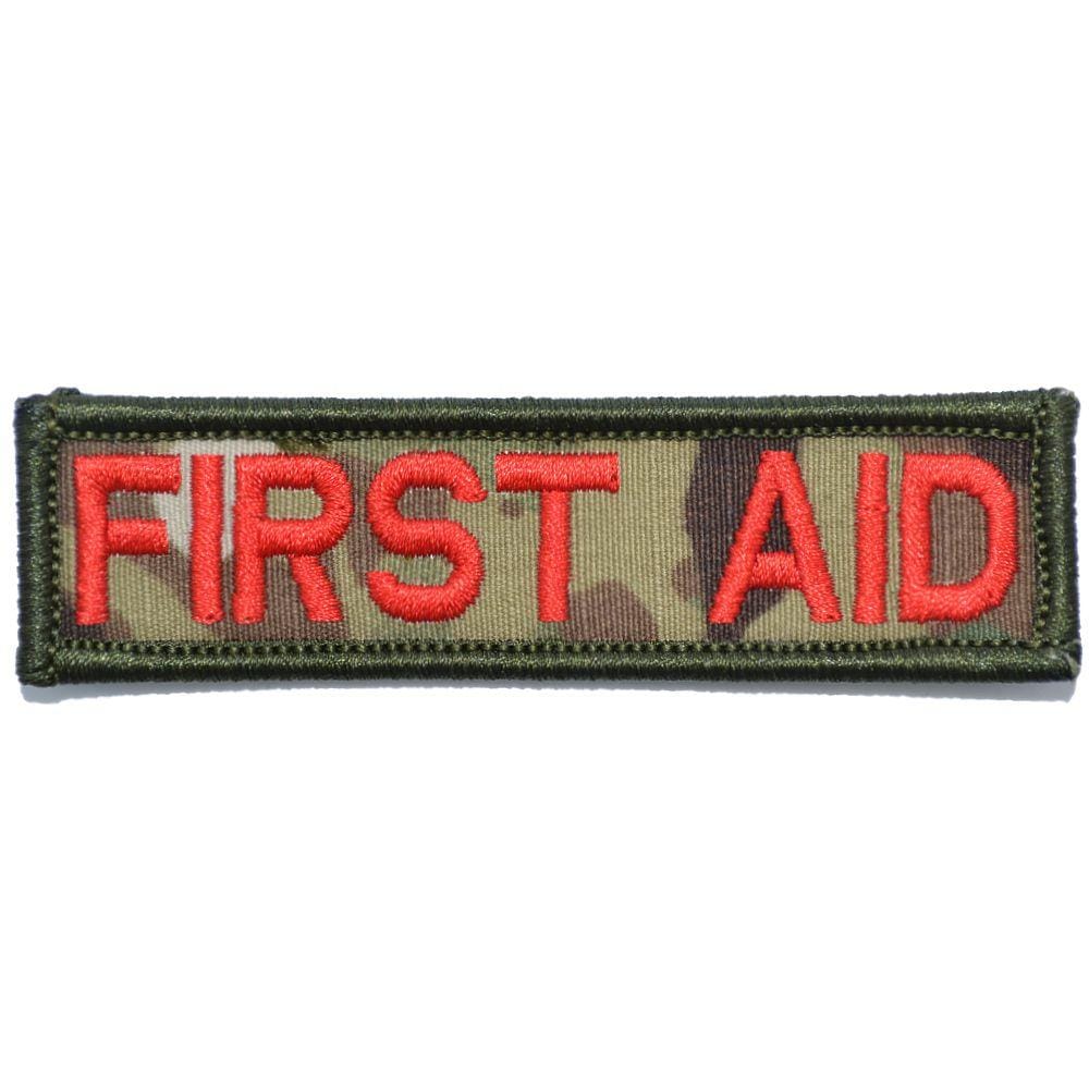 Tactical Gear Junkie Patches MultiCam First Aid - 1x3.75 Patch