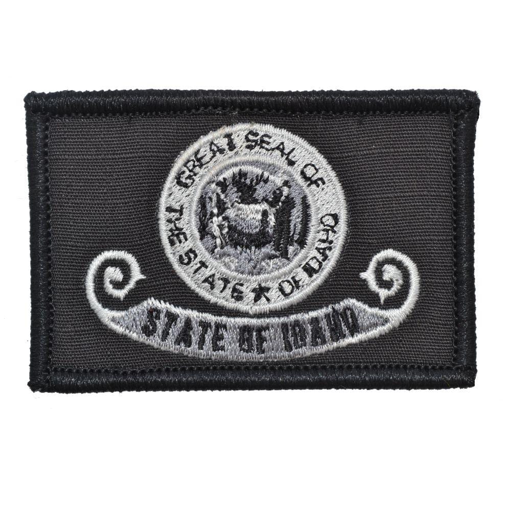 Tactical Gear Junkie Patches Black Idaho State Flag - 2x3 Patch