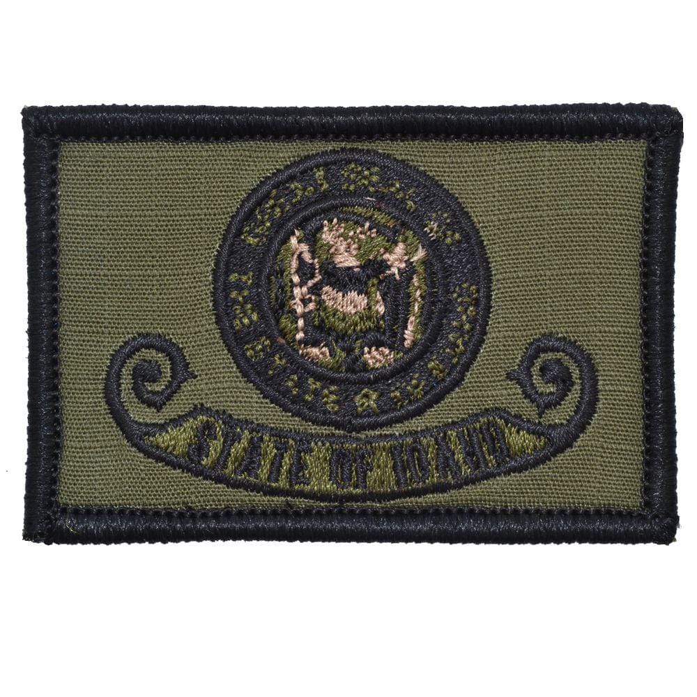 Tactical Gear Junkie Patches Olive Drab Idaho State Flag - 2x3 Patch