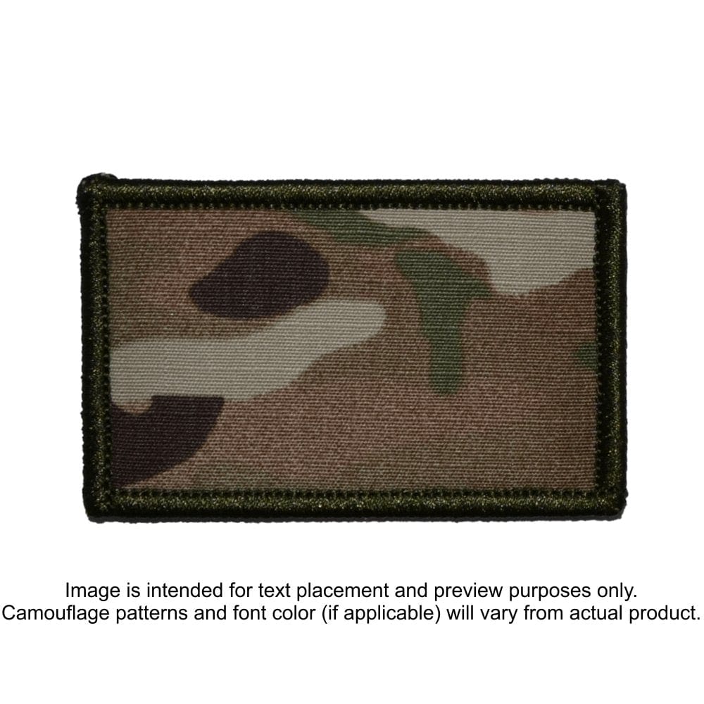 Tactical Gear Junkie Patches MultiCam / Hook Fastener Custom Reflective Patch - 2x4
