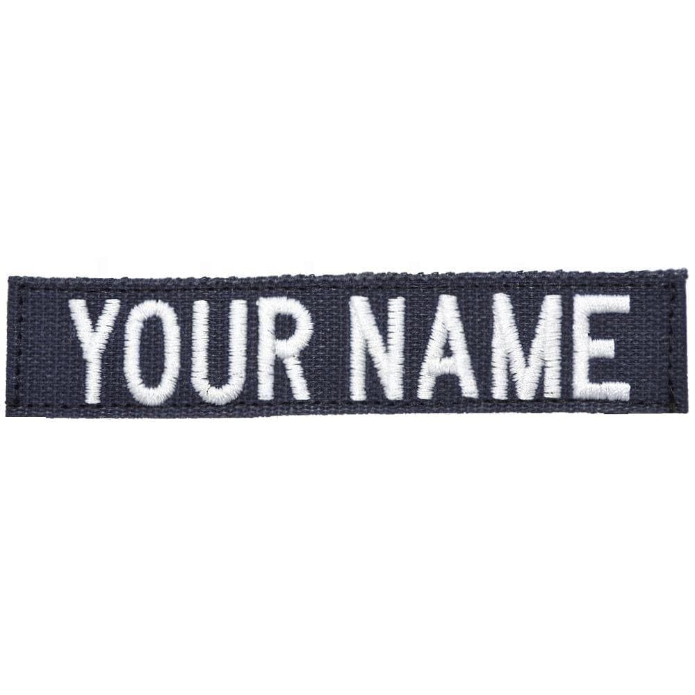 Tactical Gear Junkie Name Tapes Nylon/Cotton Webbing Custom Name Tape - Navy