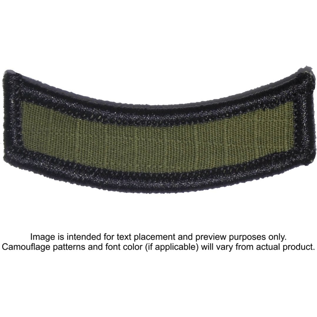Tactical Gear Junkie Patches Olive Drab Custom Text Patch - Rocker