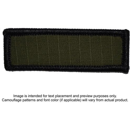 Tactical Gear Junkie Patches Olive Drab Custom Text Patch - 1x3