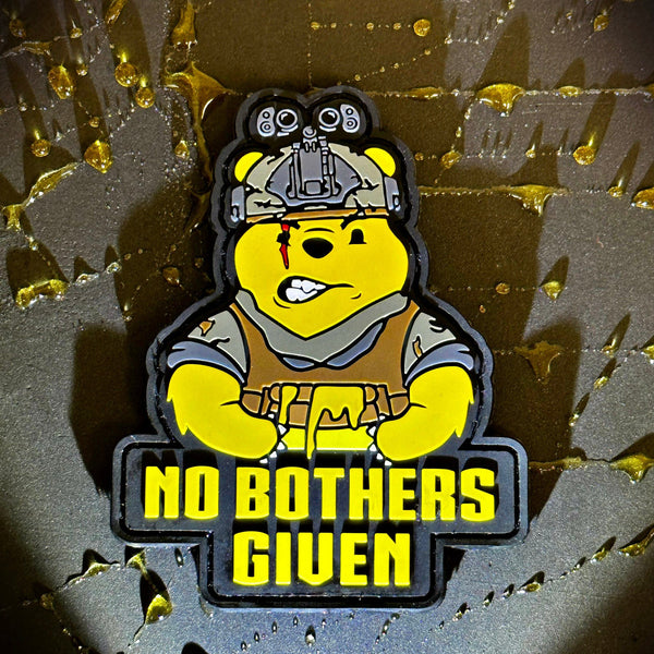 Winnie the Pooh with Martini Henry Round Morale Patch