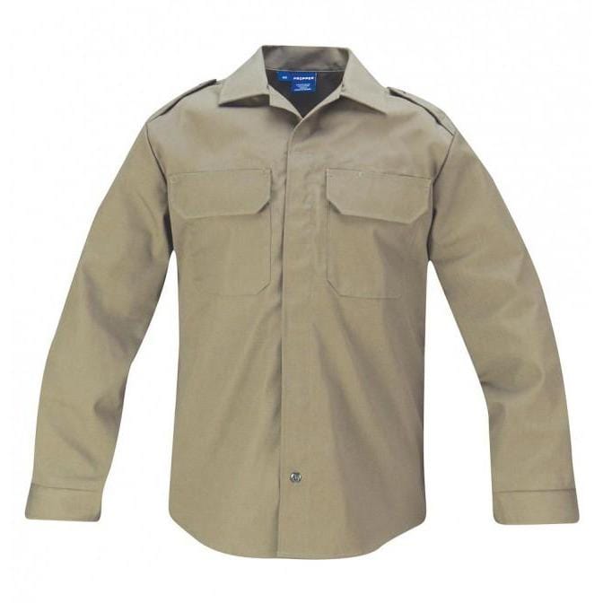 Propper Apparel XS / R Propper Men's CDCR Line Duty Shirt - Long Sleeve - Silver Tan