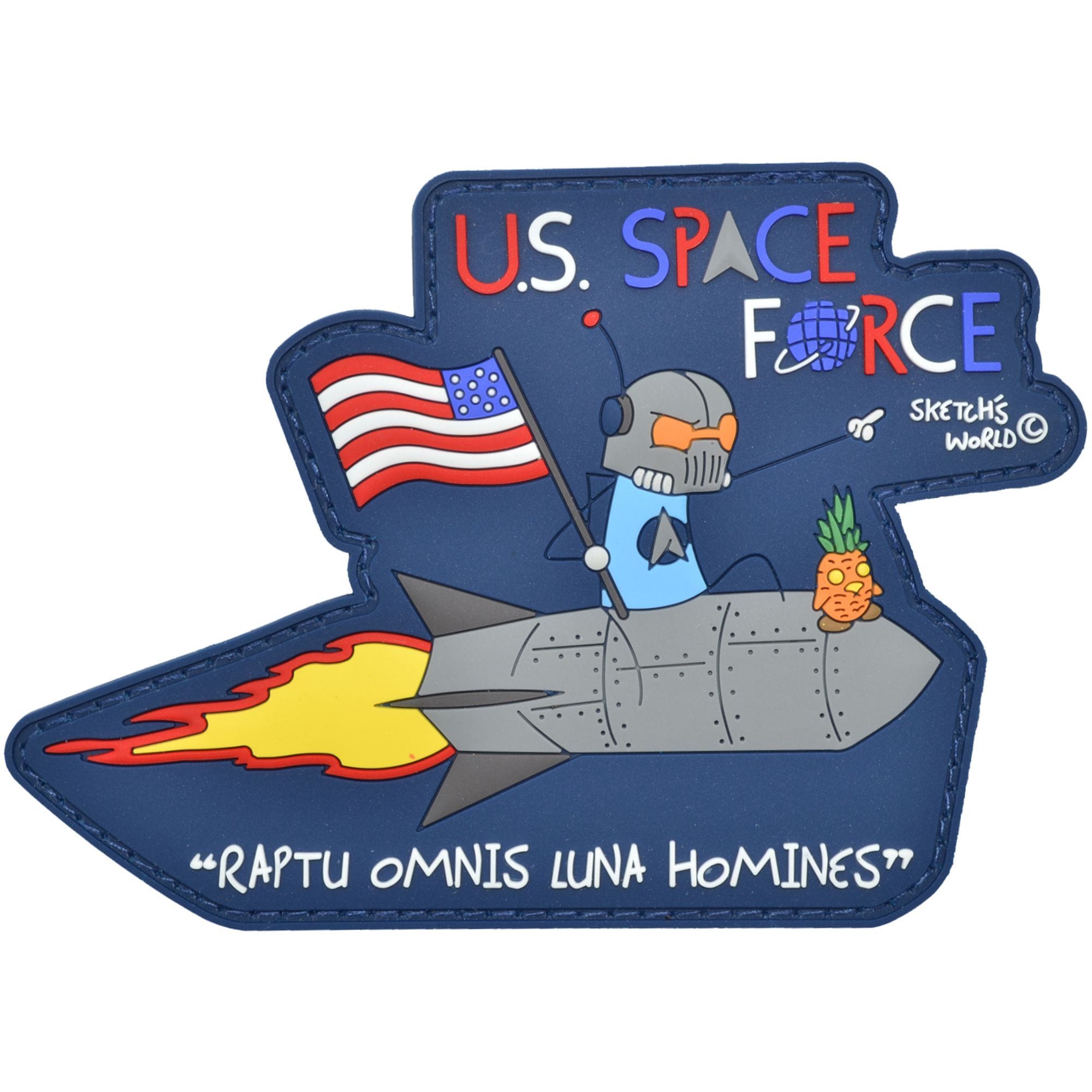 Tactical Gear Junkie Patches Sketch's World © Space Force - 3.5 inch PVC Patch