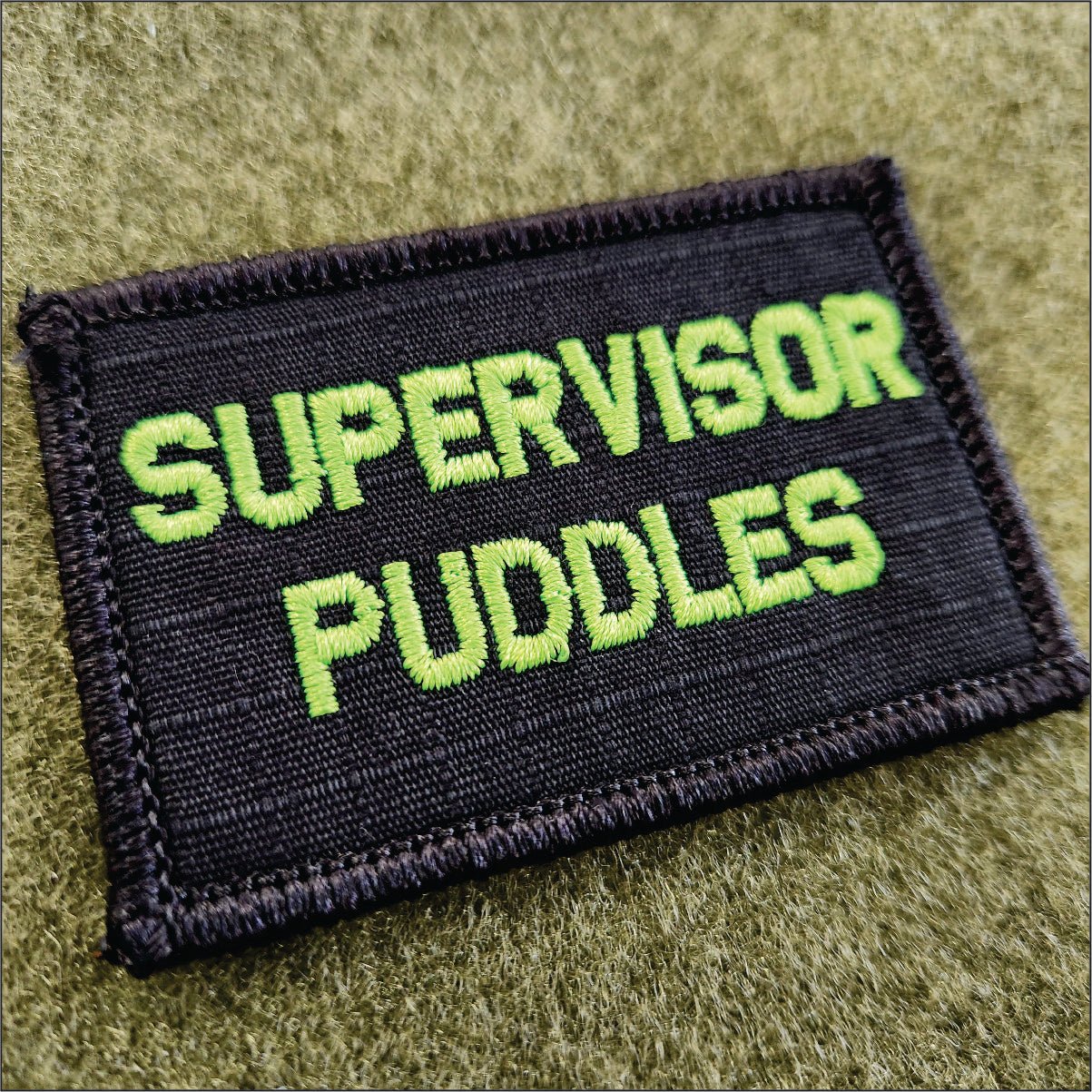 Custom Text Patch - 2x3 - Easily Create your own patches! Add your text, choose the colors and done!