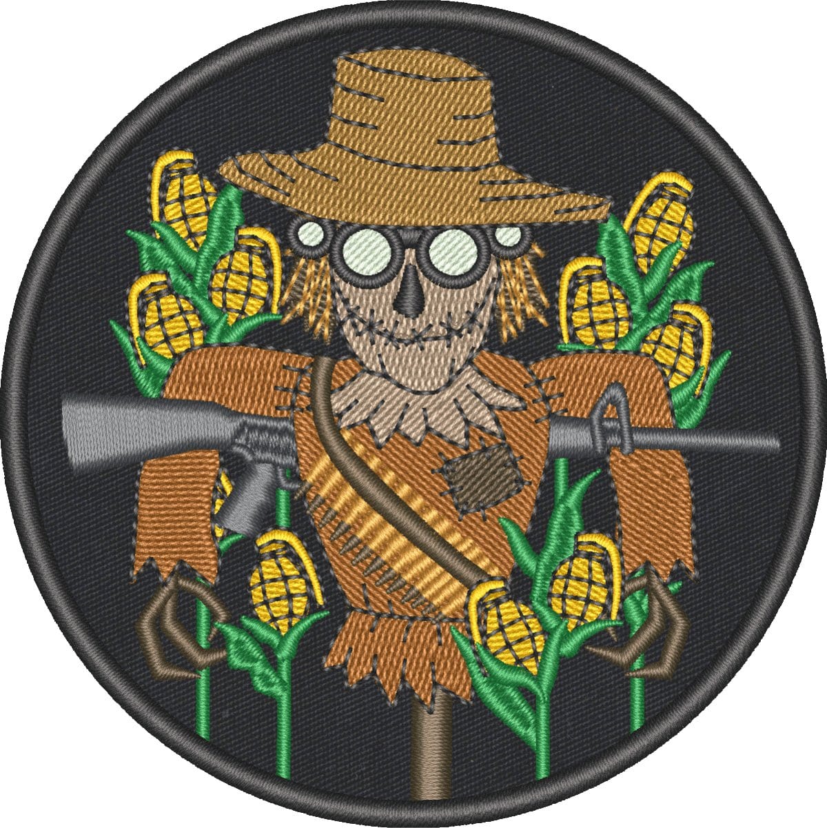 Tactical Gear Junkie Patches November 2023 POTM - Tactical Scarecrow - The Corn Field Goon - 4" Patch