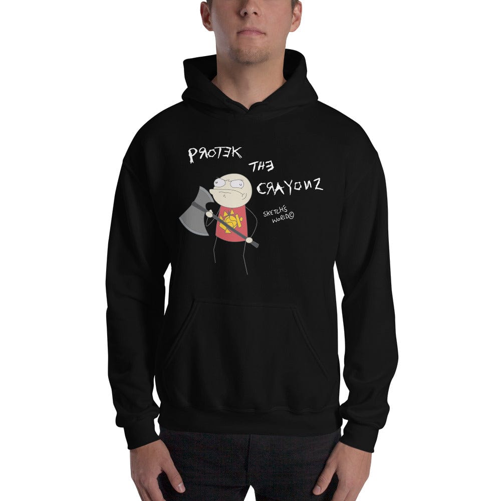 Tactical Gear Junkie Black / S Sketch's World © Officially Licensed - Protect the Crayonz Marine Unisex Hoodie