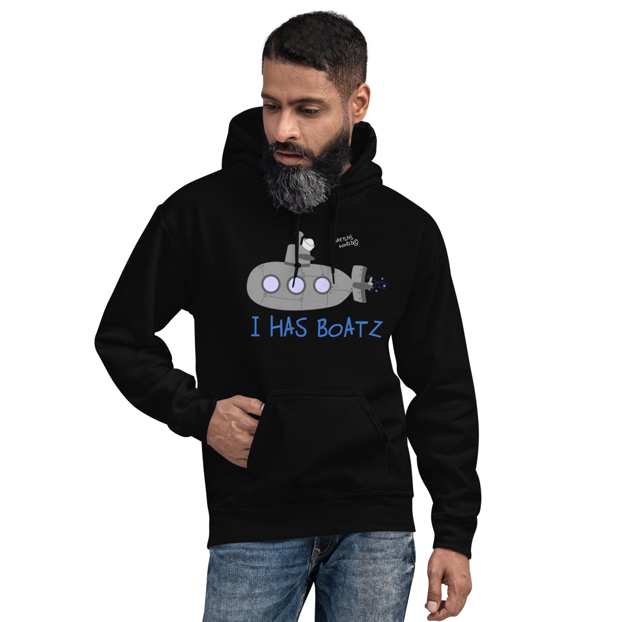 Tactical Gear Junkie Black / S Sketch's World © Officially Licensed - Navy Submarine Unisex Hoodie