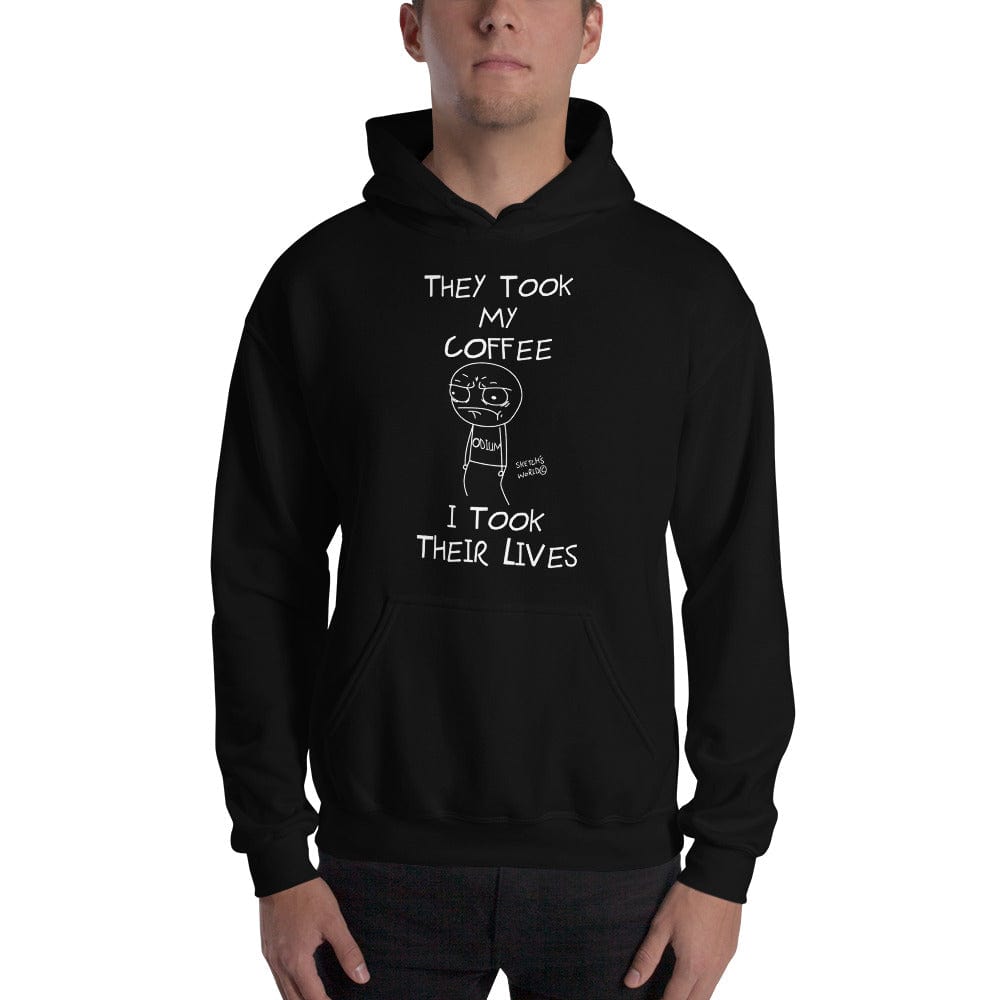 Tactical Gear Junkie Black / S Sketch's World © Officially Licensed - They Took My Coffee Unisex Hoodie