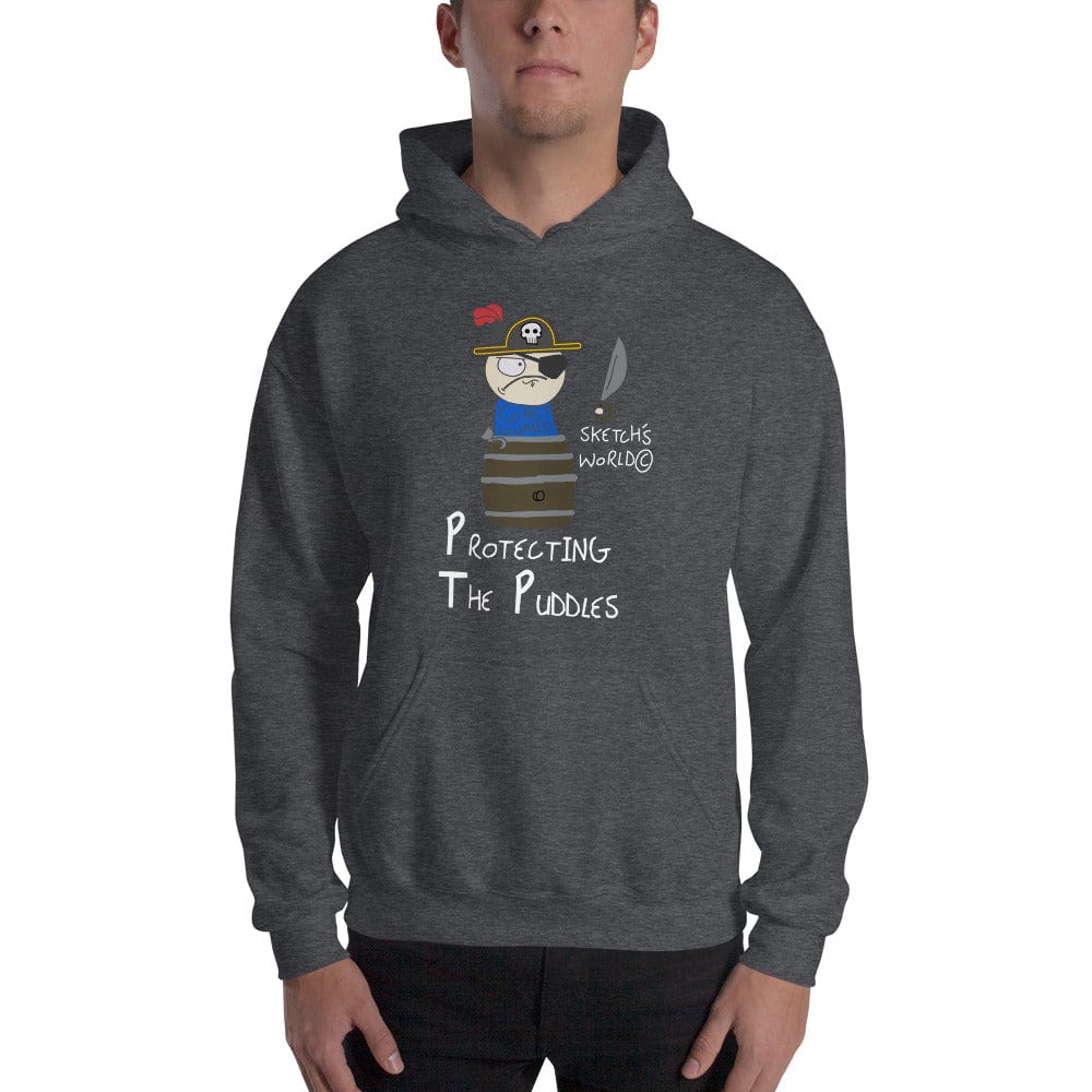 Tactical Gear Junkie Dark Heather / S Sketch's World © Officially Licensed - Protecting the Puddles Coast Guard Unisex Hoodie