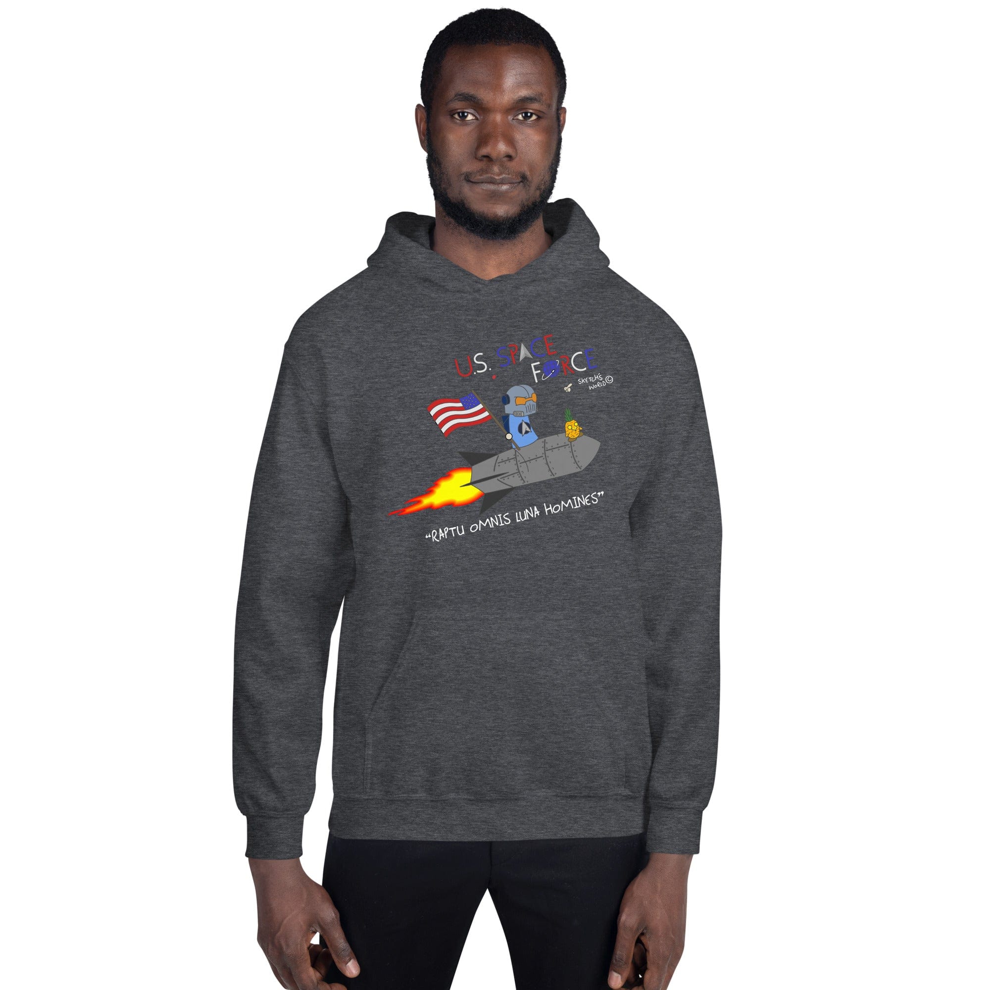 Tactical Gear Junkie Dark Heather / S Sketch's World © Officially Licensed - US Space Force Unisex Hoodie