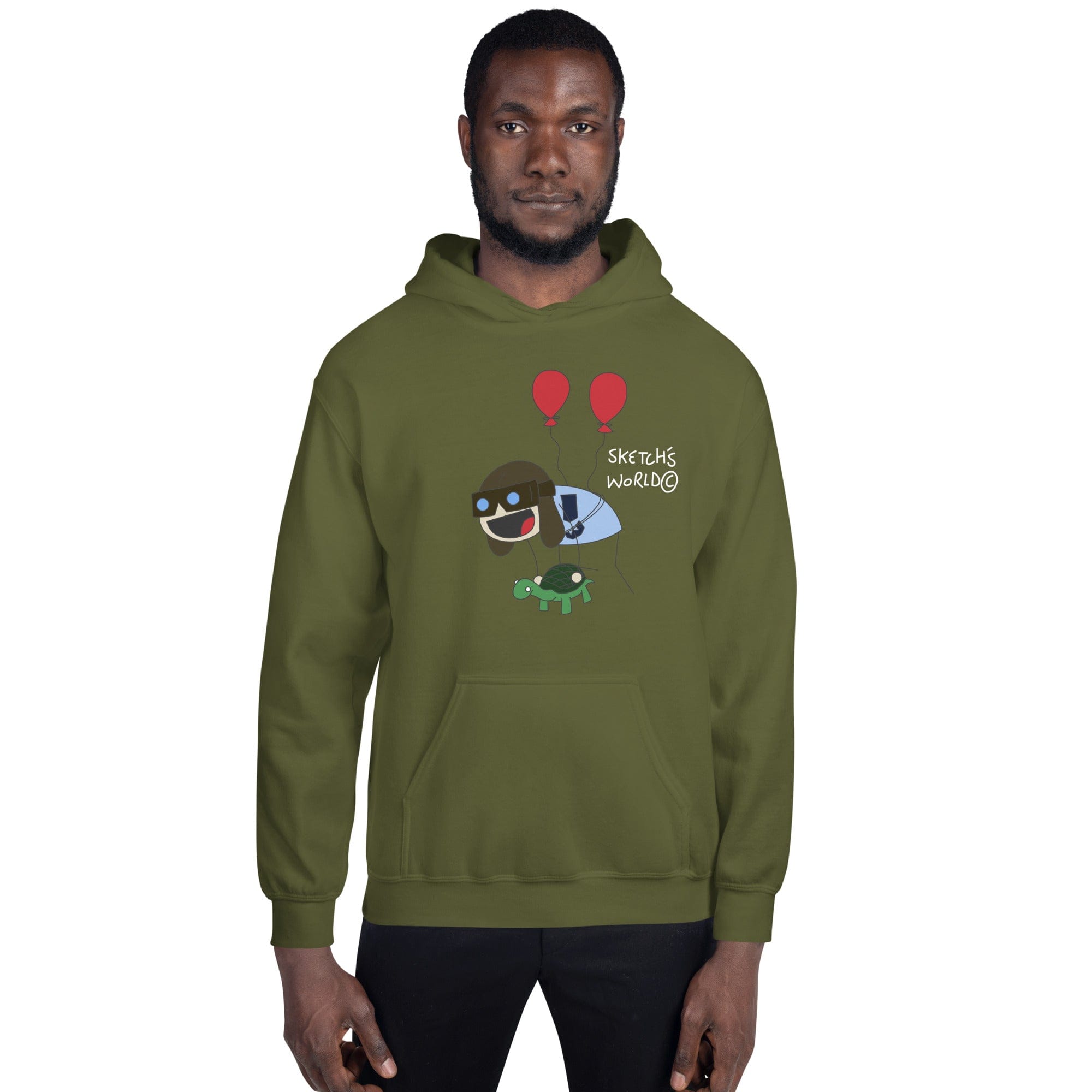 Tactical Gear Junkie Military Green / S Sketch's World © Officially Licensed - Air Force Transport Unisex Hoodie