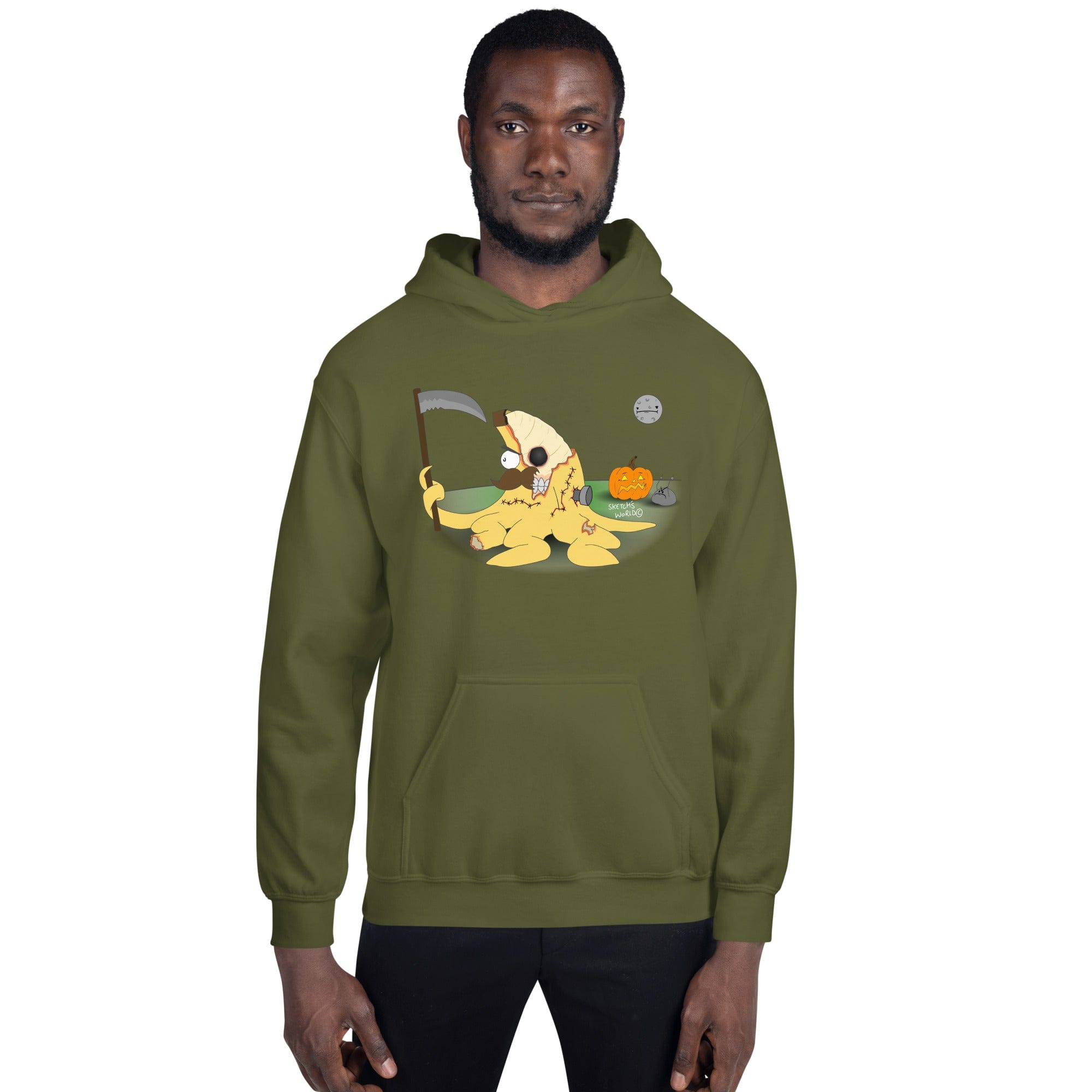 Tactical Gear Junkie Military Green / S Sketch's World © Officially Licensed - Zombie Nanner Unisex Hoodie