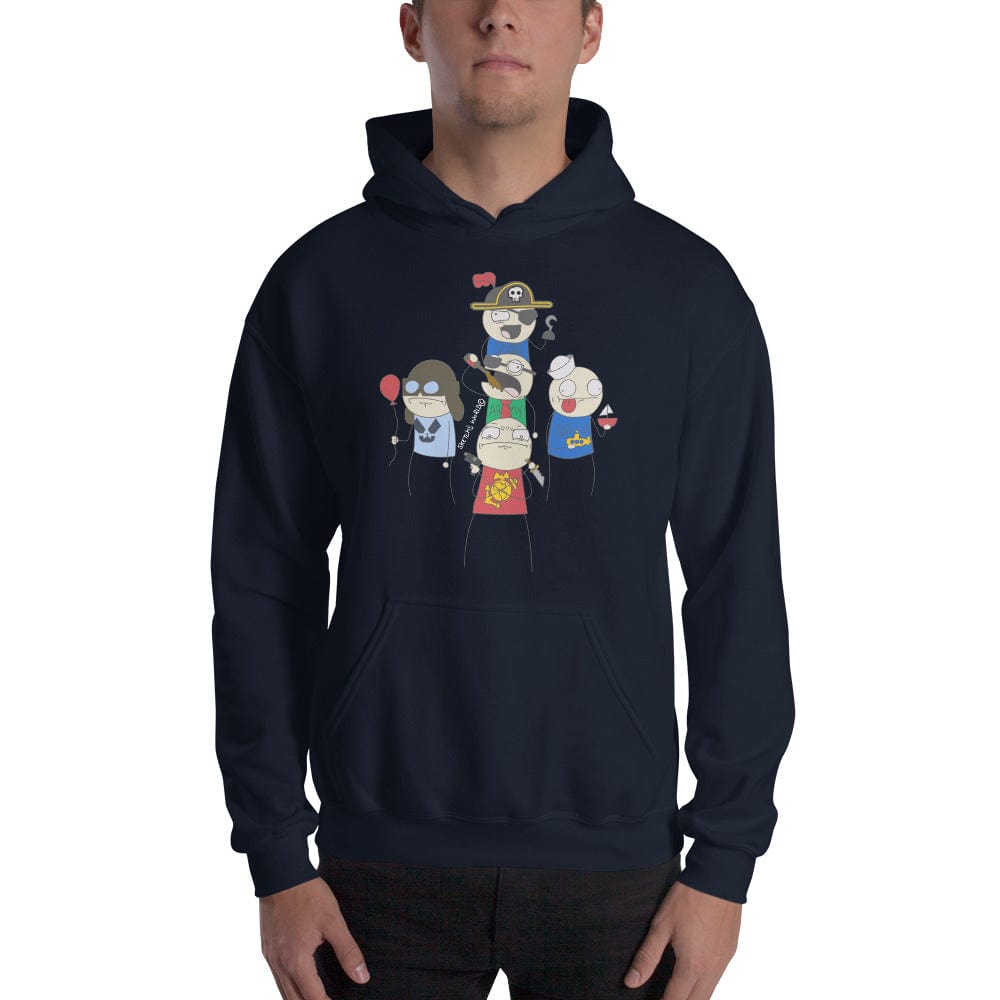 Tactical Gear Junkie Navy / S Sketch's World © Officially Licensed - 5 Branches Unisex Hoodie