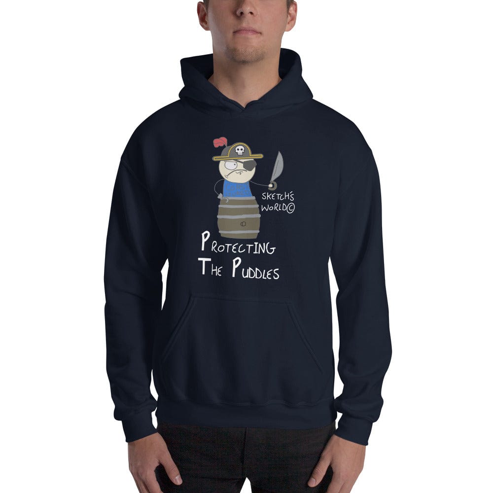 Tactical Gear Junkie Navy / S Sketch's World © Officially Licensed - Protecting the Puddles Coast Guard Unisex Hoodie