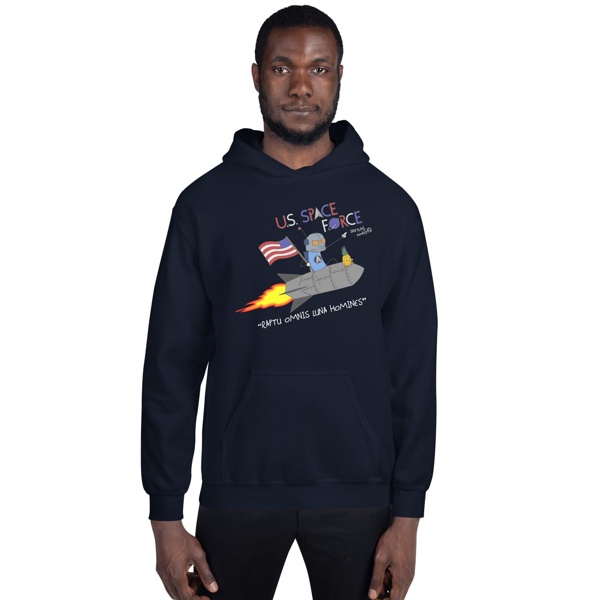 Tactical Gear Junkie Navy / S Sketch's World © Officially Licensed - US Space Force Unisex Hoodie