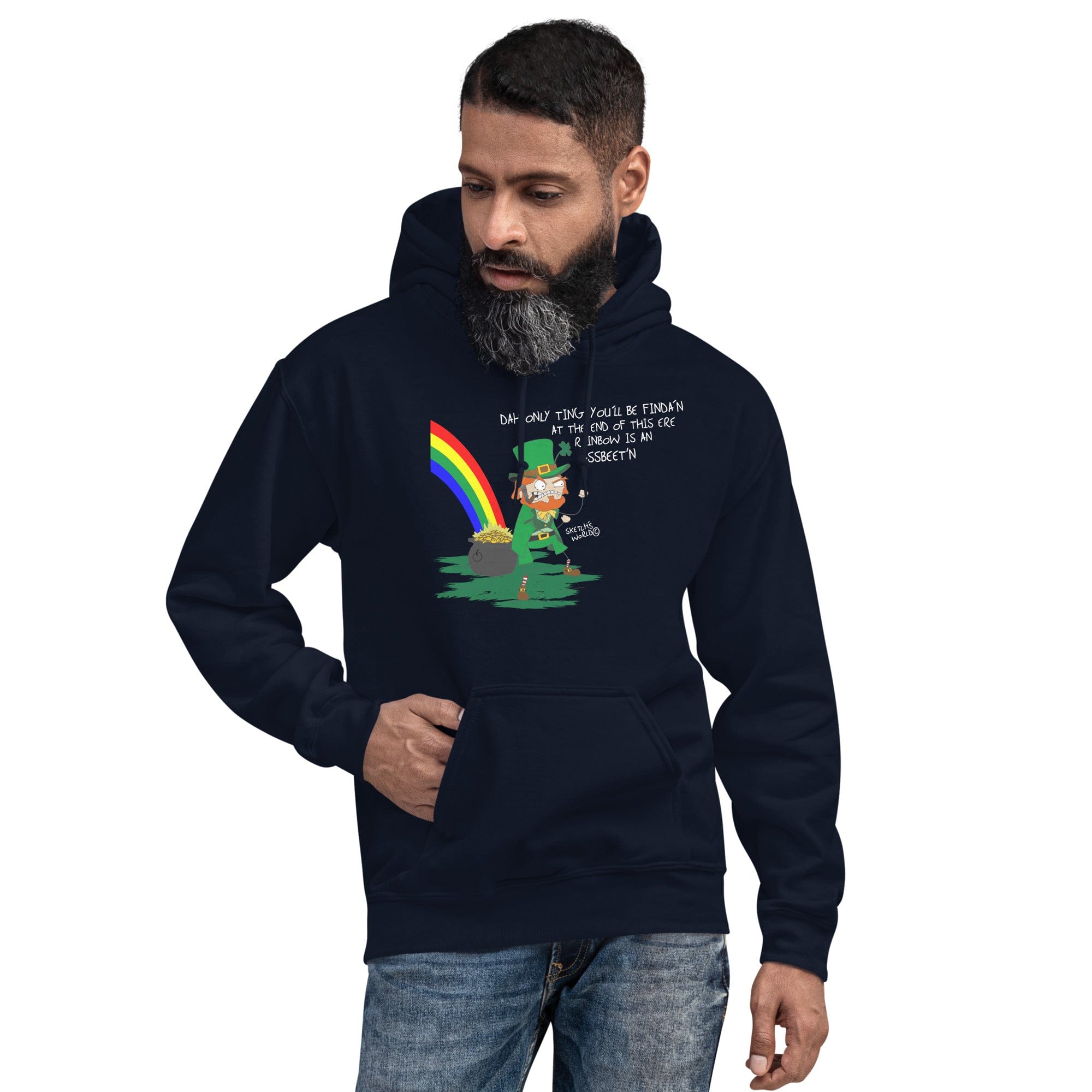 Tactical Gear Junkie Navy / S Sketch's World © Officially Licensed - St. Paddy's Day Unisex Hoodie