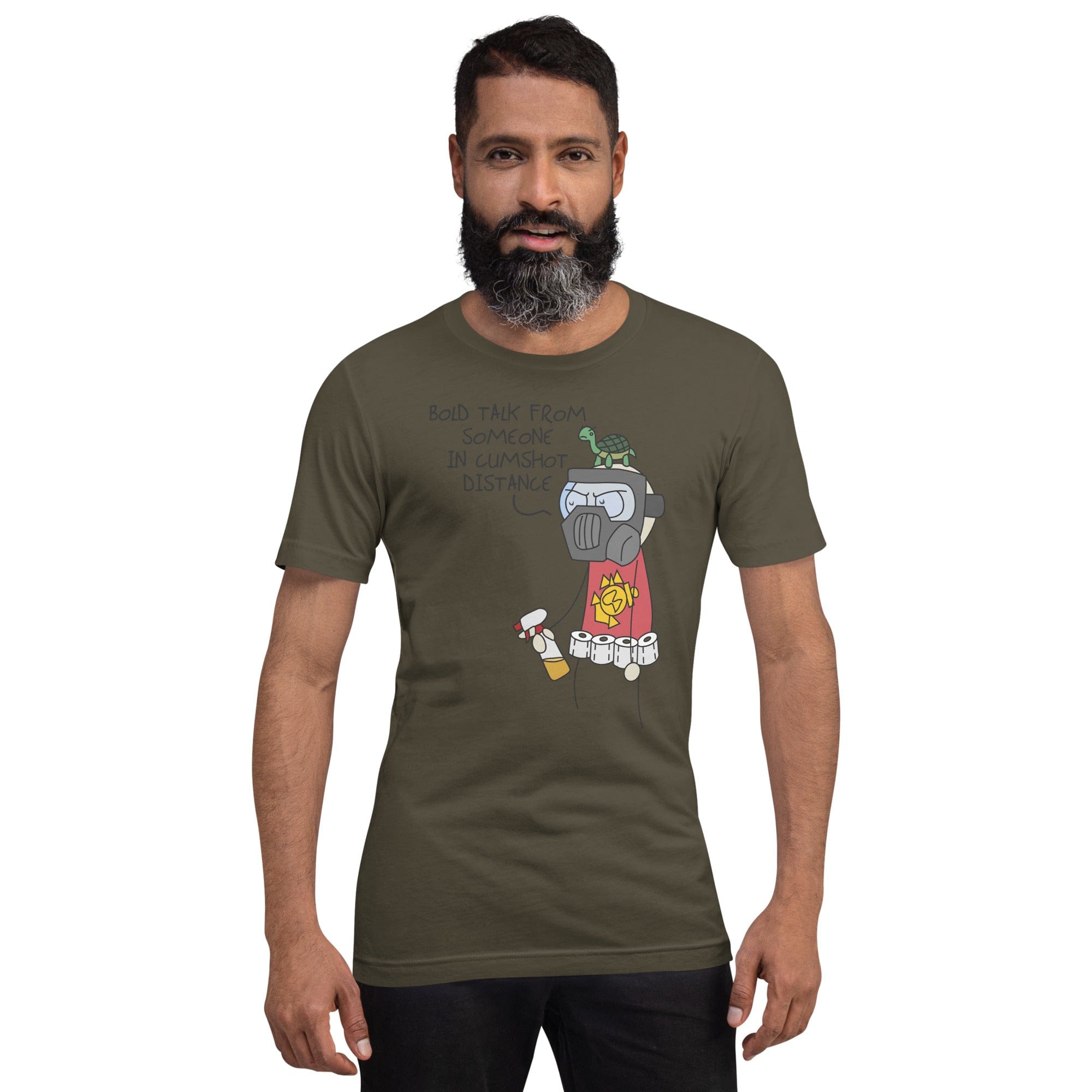 Tactical Gear Junkie Army / S Sketch's World © Officially Licensed - Cumshot Distance Marine Unisex T-Shirt