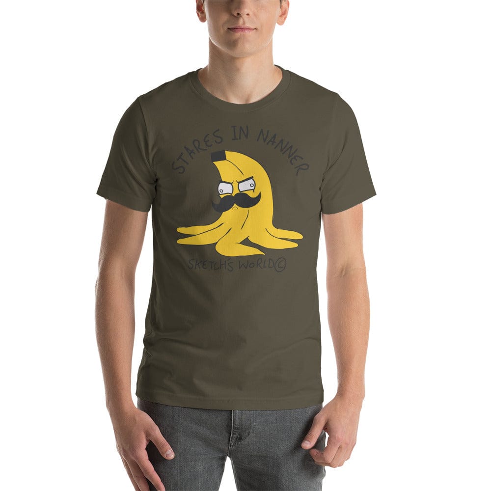 Tactical Gear Junkie Army / S Sketch's World © Officially Licensed - Stares in Nanner Unisex T-Shirt
