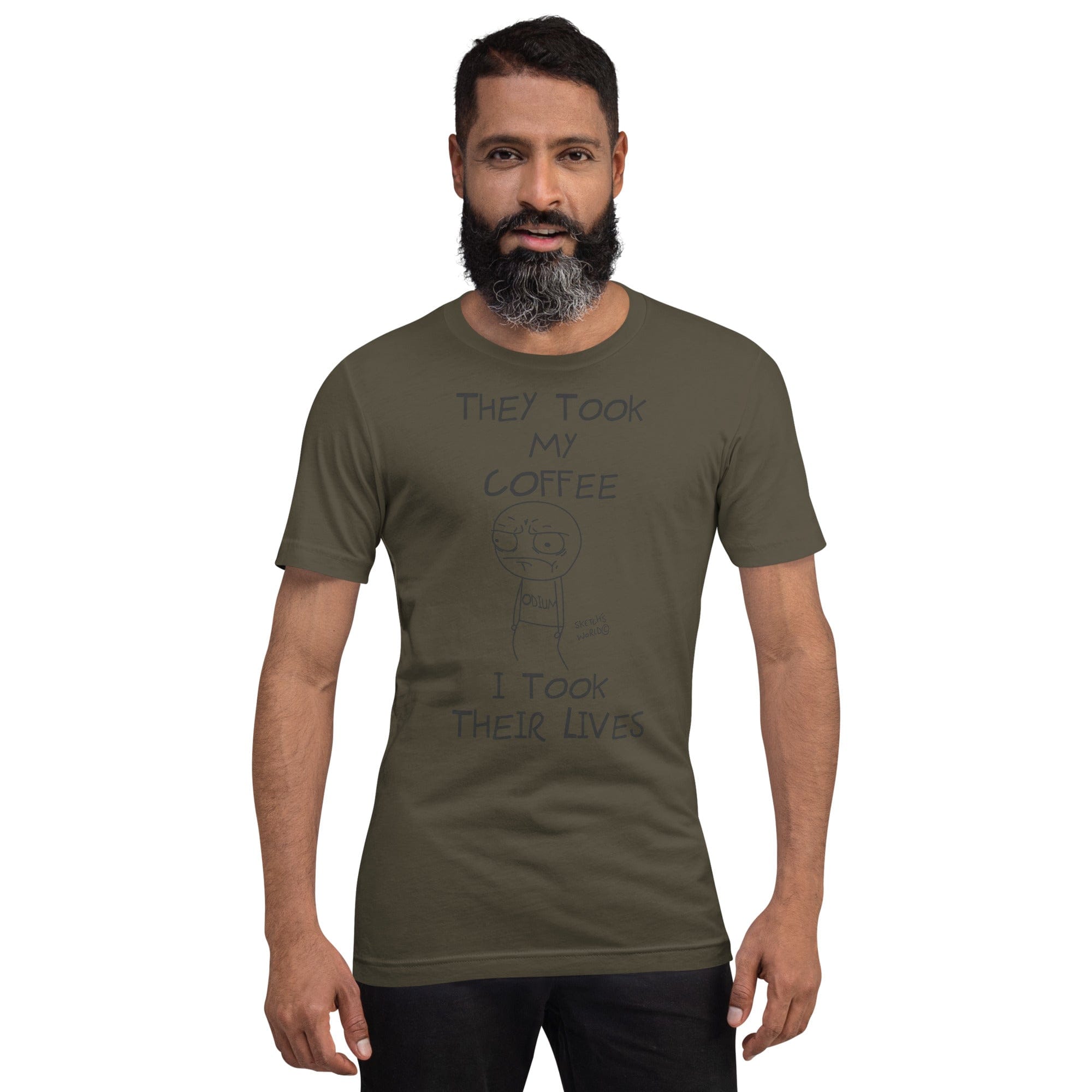 Tactical Gear Junkie Army / S Sketch's World © Officially Licensed - They Took My Coffee Unisex T-Shirt