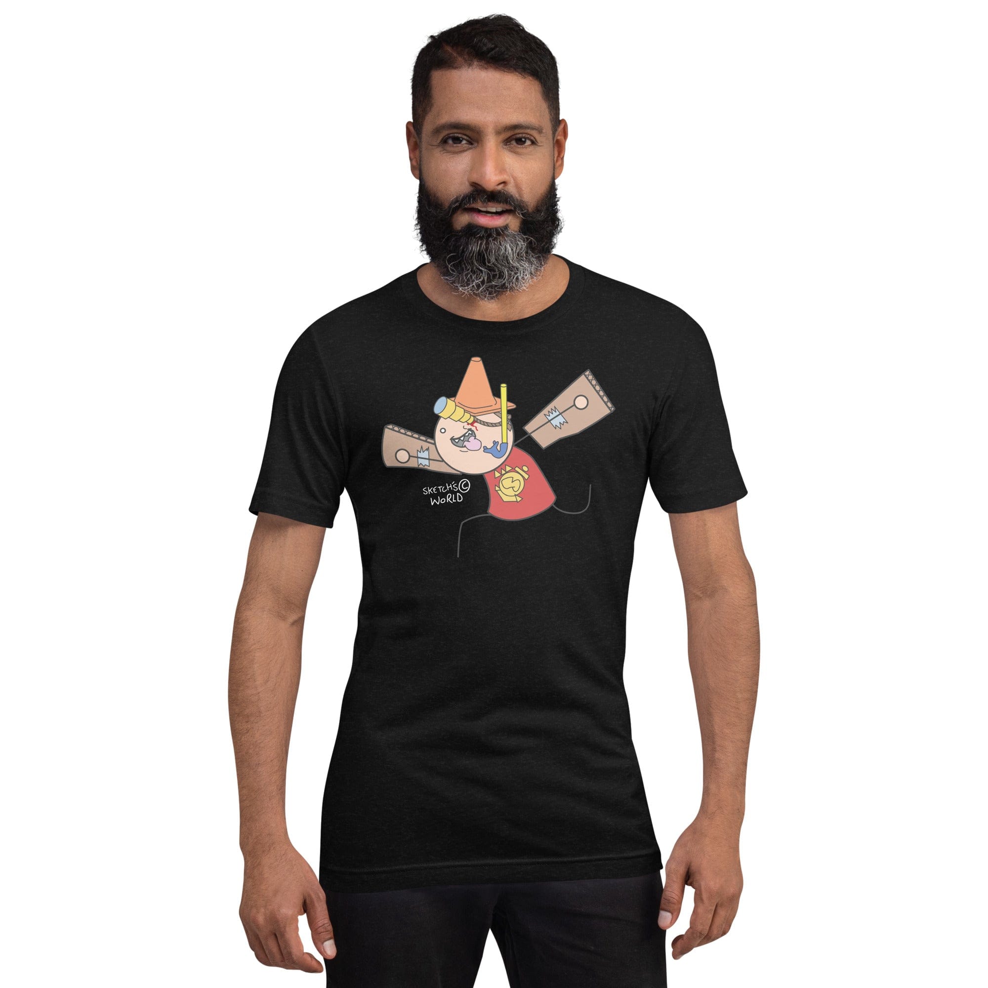 Tactical Gear Junkie Black Heather / XS Sketch's World © Officially Licensed - Flying Marine Unisex T-Shirt