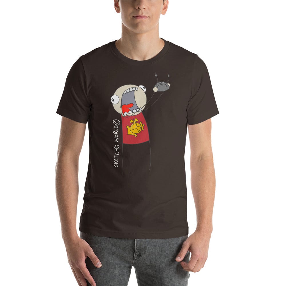 Tactical Gear Junkie Brown / S Sketch's World © Officially Licensed - Marine & Rock Unisex T-Shirt