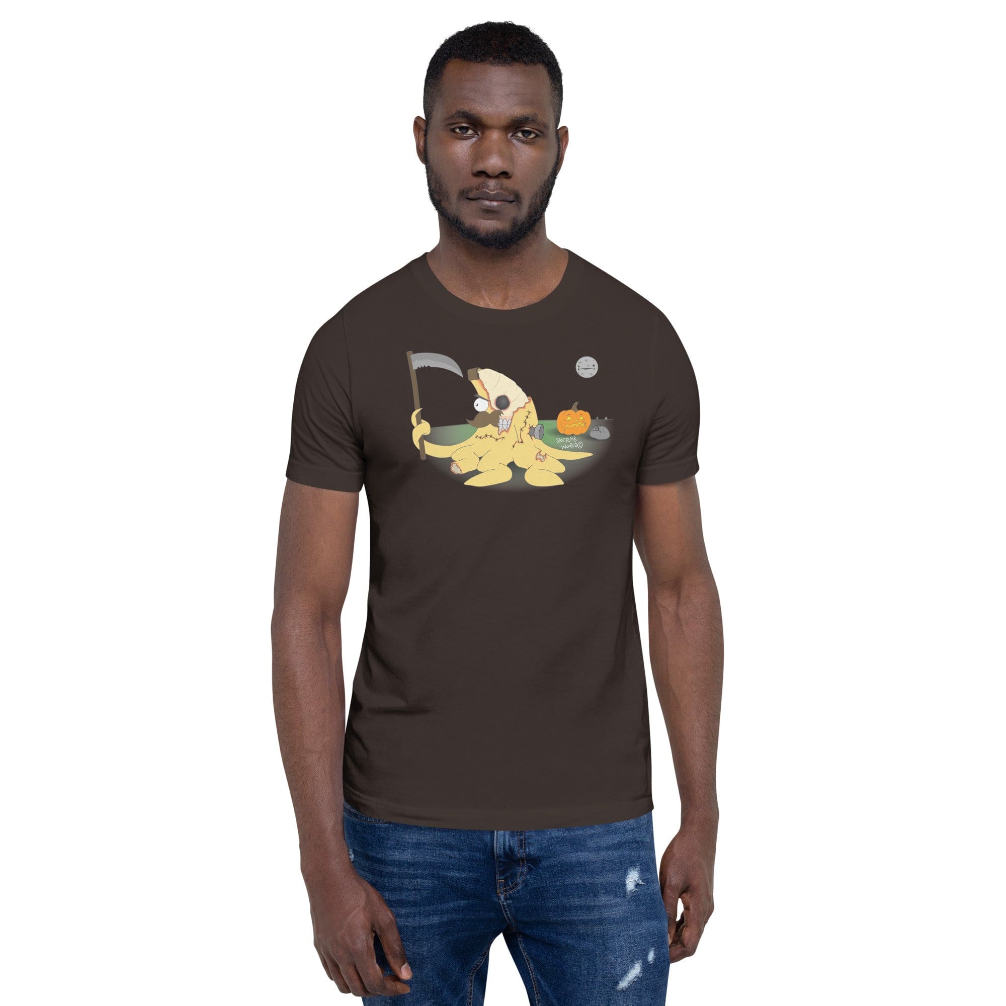 Tactical Gear Junkie Brown / S Sketch's World © Officially Licensed - Zombie Nanner Unisex T-Shirt