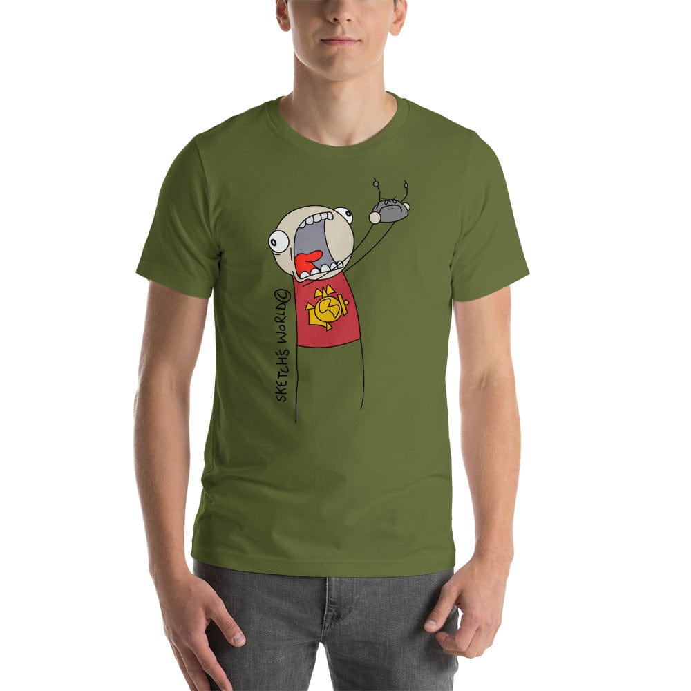 Tactical Gear Junkie Olive / S Sketch's World © Officially Licensed - Marine & Rock Unisex T-Shirt