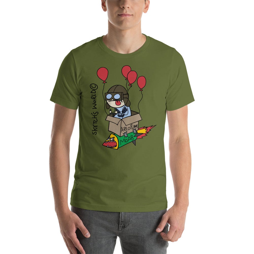 Tactical Gear Junkie Olive / S Sketch's World © Officially Licensed - Air Force MOAB Unisex T-Shirt