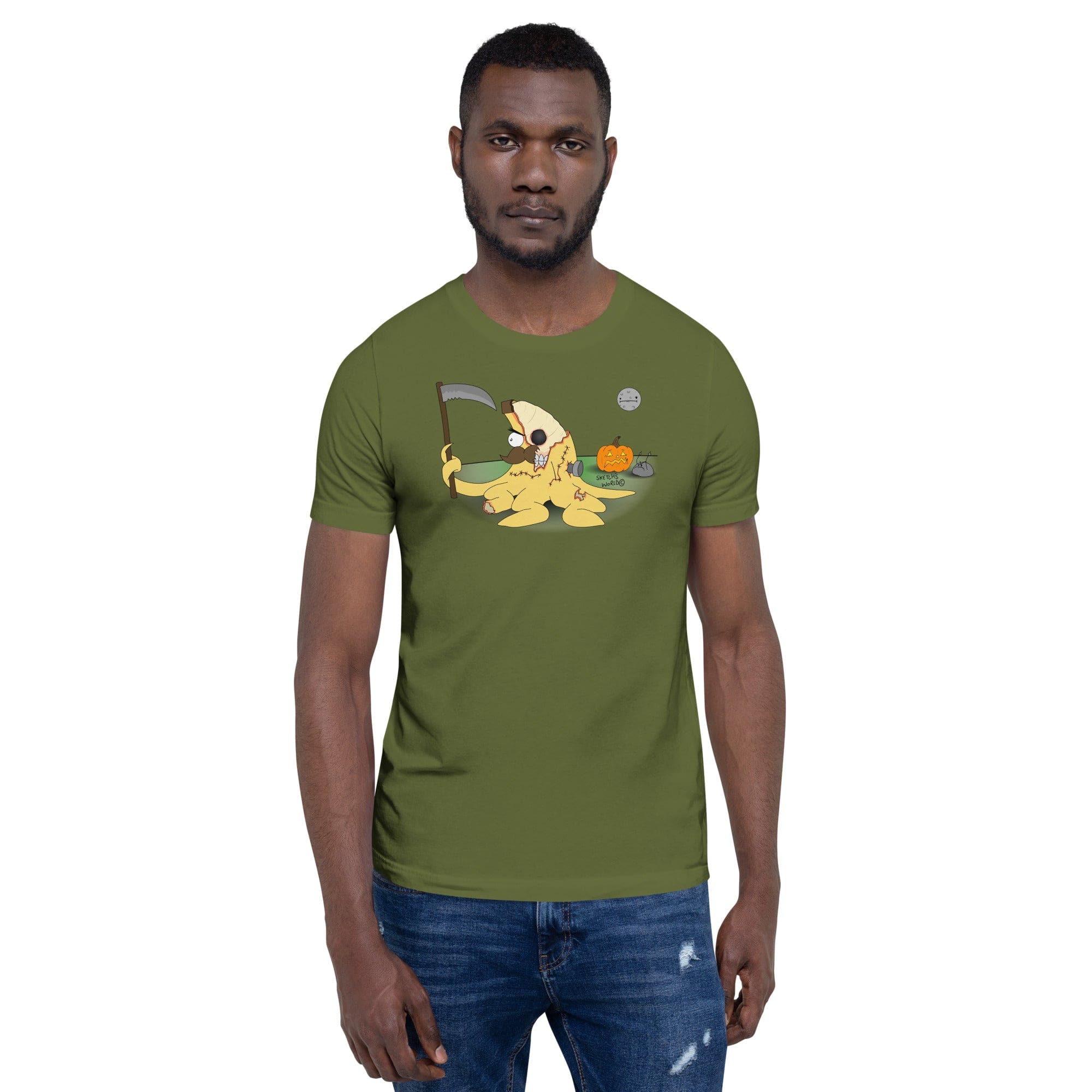 Tactical Gear Junkie Olive / S Sketch's World © Officially Licensed - Zombie Nanner Unisex T-Shirt
