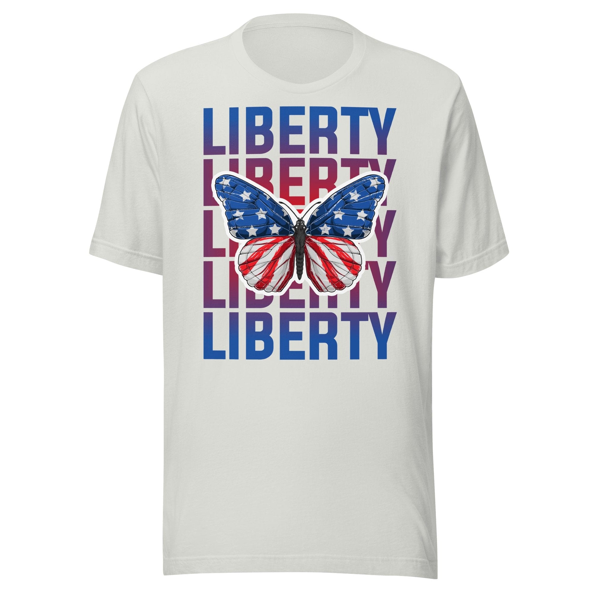 Tactical Gear Junkie Silver / S American Flag Butterfly - Unisex t-shirt