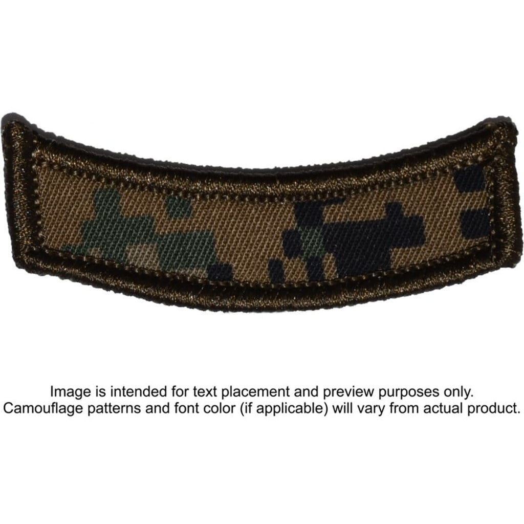 Custom Text Military Rocker Patch