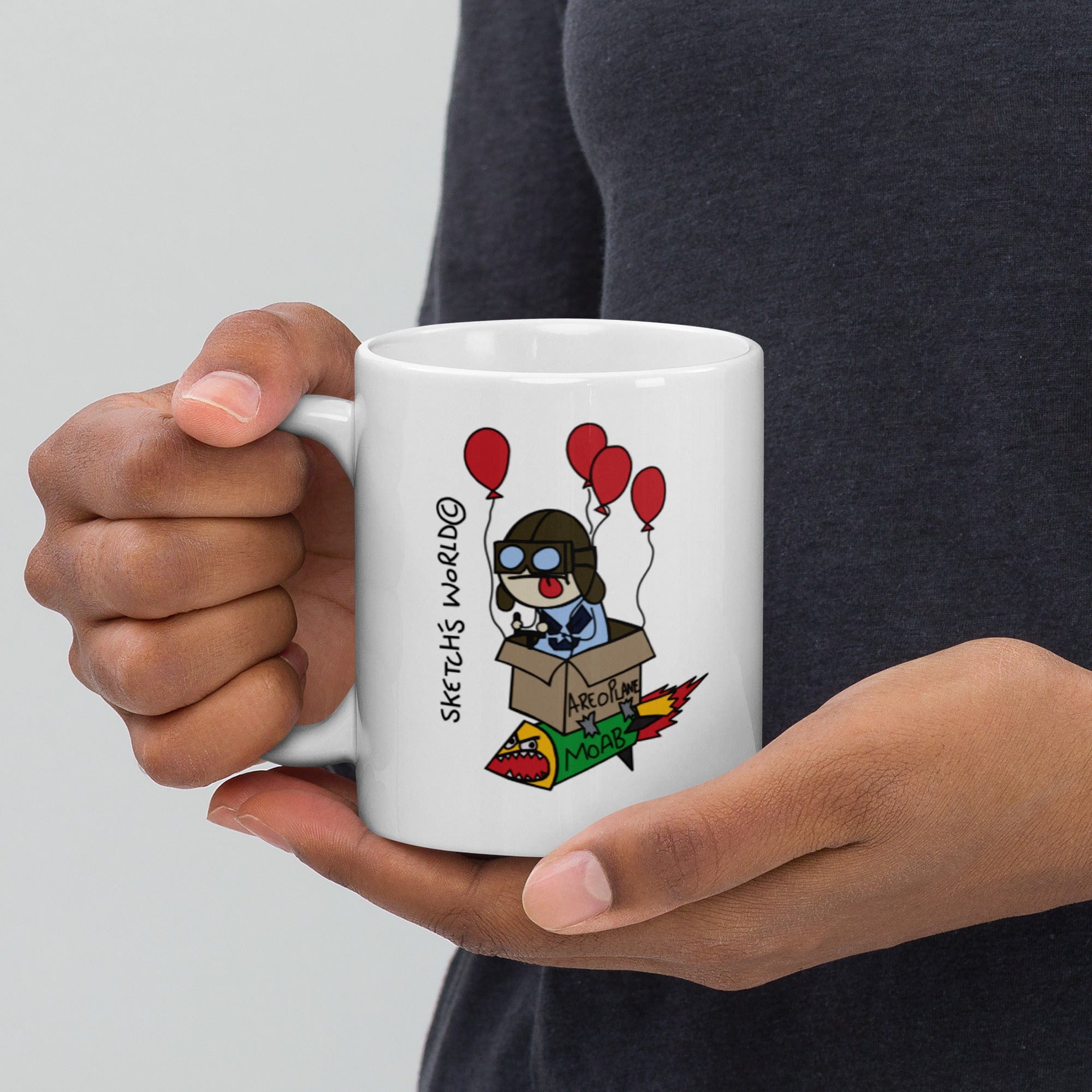 Tactical Gear Junkie Sketch's World © Officially Licensed - Air Force MOAB Ceramic Mug