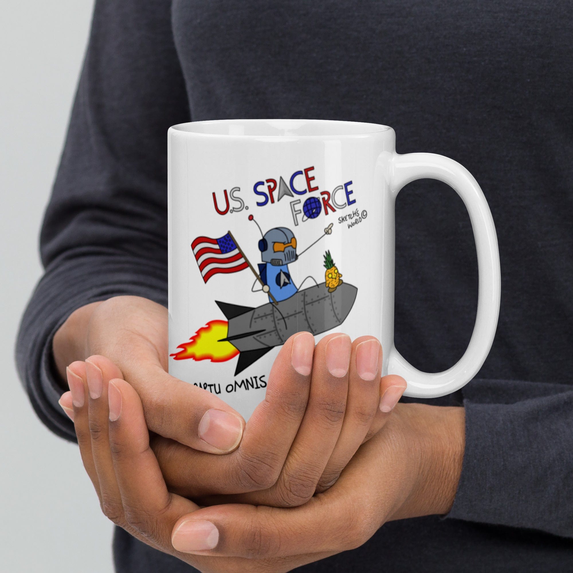 Tactical Gear Junkie 15oz Sketch's World © Officially Licensed - US Space Force Ceramic Mug